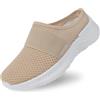 Generico Ciabatte Ortopediche Donna Estive Slip On Leggere Pantofole Antiscivolo Chiuse Scarpe con Plantare Estraibile Morbido Traspiranti Sneakers Ciabatte Donna Estive Comode
