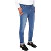 VEQUÈ Jeans Uomo Elasticizzato Tasche America Cotone Leggero Pantalone Casual Elegante Primaverile Estivo (IT, Numero, 44, Regular, Regular, Blu Chiaro)