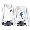Generic Felpa Whale Ocean When You Go Through Deep Waters Hoodie Christian Whale Graphics Shirts