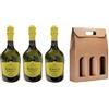 Generico SUPER OFFERTA BOX IN CARTONE 3 BOTTIGLIE ! ! ! Ribolla Gialla Villa Sala, Vino Spumante Brut, 11% 750ml, Storica Eccellenza Italiana ! Ottima Idea Regalo !