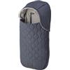 Inglesina Sacco Termico Newborn 3 in 1 per Culla e Seggiolino Auto, Interno in Caldo Fleece, Esterno Trapuntato Water-Resistant, Cappuccio Removibile, 40 x 76 cm, Blue