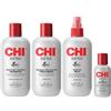 CHI Kit per parrucchieri a domicilio, Infra shampoo, trattamento, nebbia alla cheratina e infusione di seta, senza solfati, 340ml e 57ml