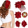 WILLBOND 4 forcine per capelli a forma di rosa, per matrimoni, feste, matrimoni