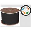 A-LAN Cavo di rete A-Lan FTP KIF6OUTZ305 ( kat.6 PE 305m nero 4x2x23AWG ) [KIF6OUTZ305]