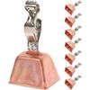 BESPORTBLE 8 Pezzi Campanelli da Pesca Clip in Acciaio Inox per Canne da