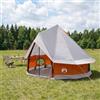 Generic Tenda Familiare Tipi 10 Persone Blu Impermeabile