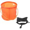 Lurrose Secchio Pieghevole in Eva per Pesca con Rete Ventilata e Manico a Corda, Leggero e Versatile per Uso Esterno, Acque Dolci e Campeggio