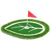 Baoblaze Golf Putting Green Tappeto Putt Galleggiante Pista da Golf in Acqua Bersaglio con Bandierina Coppa in Acciaio Inox Bordo Erboso Rialzato Materiale EVA