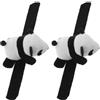 Housoutil 2 Pezzi Decorazione Manubrio Bici Panda in Peluche per Bici da Corsa