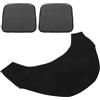 HOMOBABE Set per Pulizia della Sfera da Bowling Asciugamano in Poliestere Nero Riutilizzabile e Lavabile in Lavatrice, Borsa Porta Accessori per Tornei e Gioco Ricreativo