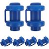 TOVINANNA Tappi per Trampolino 6 Pezzi in Plastica Blu, Copricolonna