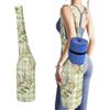 Hiseng Borsa per Tappetino da Yoga,Stampa | Aperta Tote Bag in Tela Leggera, Custodia Pieghevole con Tasca Posteriore Invisibile per Fitness, Viaggi, Yoga all'Aperto