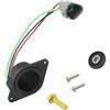 PACKOVE Sensore di velocità per Golf Cart Sensore velocità Carrello Elettrico Plastico Nero Ricambio per Golf Cart
