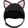 Belnotelt Cuffia da nuoto con orecchie di gatto, da donna, in gomma | Simpatico design con orecchie di gatto, protezione calda per le orecchie, regolabile 45-67 cm, cuffia da nuoto in gomma