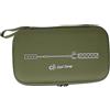 Mealoodiousmusea Torcia a gas da campeggio all'aperto con borsa per barbecue campeggio saldatura verde scuro, 23 x 14 x 4 cm