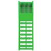 Drawup Avvolgicavo in plastica con clip a molla per cinghie di canna da pesca, supporto per attrezzatura da pesca, strumento da pesca in barca in mare, 22 x 6 cm