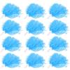 Alasum 12 Pezzi Cheering Pompoms Manico in Plastica Blu, in PE, per Cheerleading e Danza, Accessorio per Coreografie e Gare di Ballo
