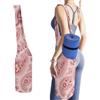 Hiseng Borsa per Tappetino da Yoga,Stampa | Aperta Tote Bag in Tela Leggera, Custodia Pieghevole con Tasca Posteriore Invisibile per Fitness, Viaggi, Yoga all'Aperto