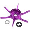 Drawup Pomello del freno a sei stelle dorato compatibile con abu Max B3 B4 P3 P4 P5 - regolazione di precisione per mulinello da pesca Baitcast a basso profilo (rosa sinistra)