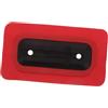 Abaodam Pinna da paddleboard di ricambio in PVC rosso, adattatore per scatola pinna per tavole da surf, installazione rapida, per box pinna standard