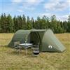 Generic Tenda da Campeggio 4 Persone Verde Impermeabile