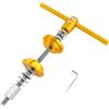 Fzaqwen Pressa Serie Sterzo Bicicletta Attrezzo Montaggio Movimento Centrale Pressatura Uniforme Lega di Alluminio Acciaio, Oro, Versione Corta In Scatola Di Carta Senza Chiave