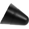 SHINEOFI Cono Anti Collisione per Kayak e Canoa, Plastico Nero, Assorbimento Urti, Installazione Rapida, per Condizioni di Scarsa Luce e Avventure All'aperto, 5,12x4,53x4,33