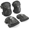 OIOLIOE Set di ginocchiere e gomitiere tattiche per uomini e donne, per combattimento, airsoft, paintball, caccia, pattinaggio, ciclismo, moto, protezioni di sicurezza