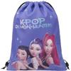 KPop Demon Hunters K-Pop Demon Hunters Huntrix - Sacca da ginnastica, 43 x 34 cm, in