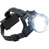 Wiffe Lampada frontale a LED regolabile per la notte, con batteria | Torcia elettrica luminosa ricaricabile USB, leggera e resistente, per pesca e campeggio