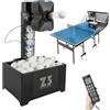 Generic Macchina automatica per palline da ping pong, robot professionale da ping pong con telecomando, capacità di 100 palline, 35-90 palline/min, modalità multiple di servizio, 110-240 V