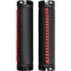 Amosfun Manopole TPR Nero per 1 Paio Manubrio Bici Mountain Bike | Impugnatura Ergonomica Resistente All'usura, Copertura in Microfibra, Accessorio Ciclismo