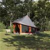 Generic Tenda Tipi Family Grigio e Arancione 404 x 370 x 270 cm