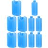 DOITOOL Ice Packs for Cooling Machine, Gel Ice Packs Ice Pads, 10 Pezzi, PE, Blu, Portable Cooling, per Personal Air Conditioner Portable workspaces