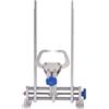 Baoblaze Cavalletto per Ritaratura Ruote Bici con Accessorio per Regolazione Raggi Incluso E Fissaggio per Assale Passante per Ruote da 46 Mm per Riparazione Professionale di Biciclette, color to 1