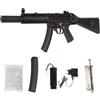 Generico Fucile Softair Elettrico MP5 Tactical, Potenza 0,9 Joule, Silenziatore Metallo, Caricatore 40 Colpi, Sicura/Singolo/Full Auto, Calcio Fisso