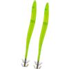 Limtula Ganci per esche per capelli | Pesca in barca in acqua salata, corpo in ABS a 2 con design a gancio per calamari in metallo per pescatori