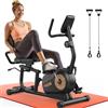 YOSUDA 2026 Upgrade Cyclette orizzontale, 16 Livelli di Resistenza, Sedile XL comfort 4D regolabile, App/Bluetooth, Colonna pieghevole, 160 KG/190 CM, Cyclette da seduta, Cyclette professionale