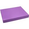 Generic Balance Training Pad Cuscino Equilibrio Tappetino Stabilità Piattaforma Propriocezione Antiscivolo Resistente All'acqua per Allenamento Nucleo, Viola Scuro, 50cm