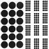 CALLARON 900 Pezzi Adesivi Rotondi Neri da 2cm per Riparazione Bersaglio | Carta Autoadesiva, Forma Circolare, Resistente allo Strappo, per Aula e Giardino