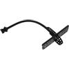 HOMOBABE Supporto per Fish Finder, Fish Finder Holder per Barca e Kayak, Nero, in Nylon, Silicone e Ferro, Piattaforma Stabile e Affidabile per attività in Acqua e Uso su Barche