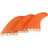 Baoblaze 3 Pezzi Pinna da Surf | Arancione Traslucida, Rinforzata, Pinna per Tavola da Surf, Mare