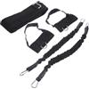 Veemoon Tenditore Gambe Allenamento Basket, Fascia Resistenza Neoprene Nera, 1 Set, Allenamento Sportivo, Salto Verticale, per