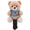 MagiDeal Copritesta da Golf in Peluche Morbido, Marrone