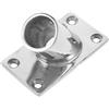 Mipcase Flag Pole Holder Bracket per Barca in Acciaio Inossidabile, Base Compatta per Montaggio su Parete e Ponte, per Asta Bandiera, Accessorio Marino per Yacht e Navigazione