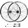 KUNYOS 26/27.5/29 Pollici MTB Ruote della Bicicletta, Sgancio Rapido/ASSE Passante Doppio Scopo 32 Fori Mozzo Bicicletta Anteriore 2 Posteriore 4 Cuscinetti Doppia Parete Cerchi Ruote