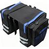 LOVIVER Borsa Portapacchi Posteriore per Bicicletta Borsa Laterale Doppia Borsa da Ciclismo Borsone da Portapacchi Zaino da Portapacchi Resistente alla