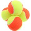 SOLUSTRE 4 Pezzi Palline da Tennis Morbide in Gomma per Rimbalzo Gentile e Superficie Luminosa per Allenamento Indoor e Gioco in Famiglia