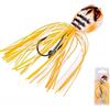 Drawup Esca a forma di rana dal corpo duro, 8,5 cm Topwater Popper con gonna (C)