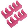 ULTECHNOVO 2 Pezzi Dispositivo di Scarico per Racchetta da Badminton, Pvc Rosa